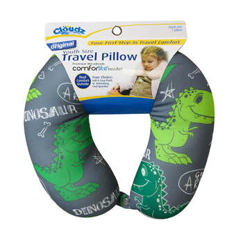 Walmart Cloudz kids microbead travel neck pillow - dinosaur offer