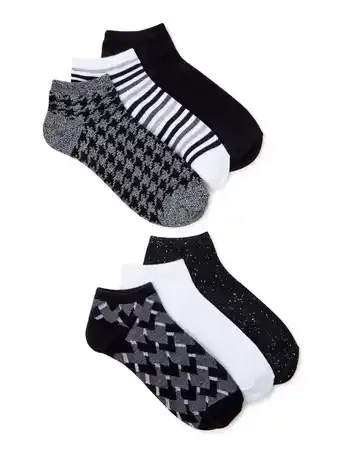 Walmart C. wonder women's low cut socks, 6-pack offer