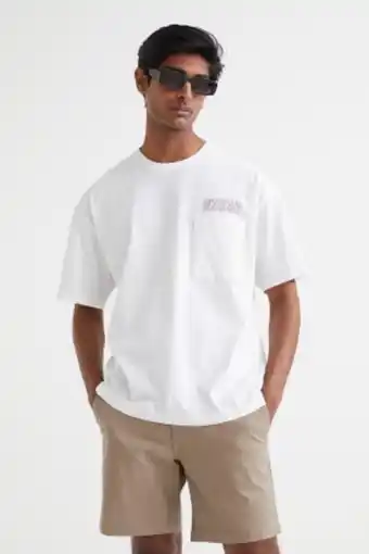 Oversized fit cotton t-shirt