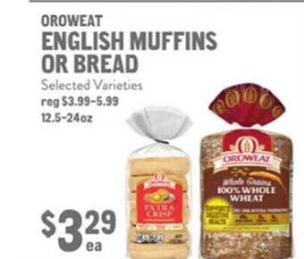 New Seasons Market Oroweat english muffins or bread offer