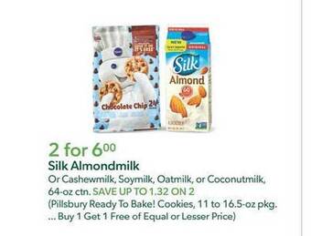 Publix Silk almondmilk offer