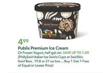 Publix Publix premium ice cream offer