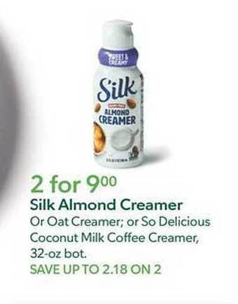 Publix Silk almond creamer offer