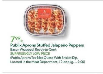 Publix Publix aprons stuffed jalapeño peppers offer