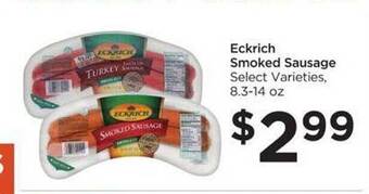 Food 4 Less Eckrich smoked sausage offer