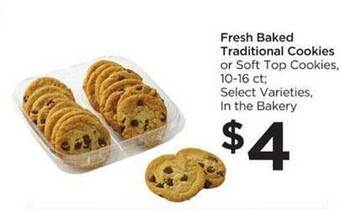 Food 4 Less Fresh baked traditional cookies or soft top cookies offer
