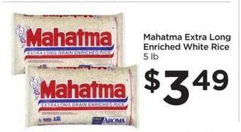 Food 4 Less Mahatma extra long enriched white rice offer