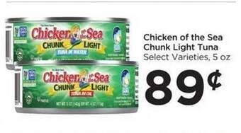 Food 4 Less Chicken of the sea chunk light tuna offer
