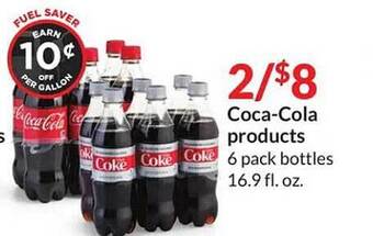 Hy-Vee Cocacola products offer