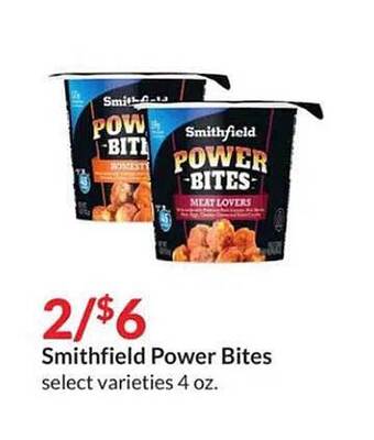 Hy-Vee Smithfield power bites offer