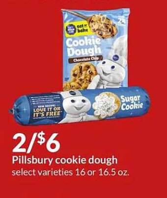 Hy-Vee Pillsbury cookie dough offer