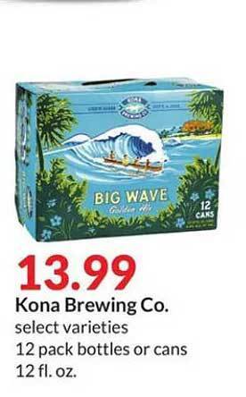 Hy-Vee Kona brewing co. offer
