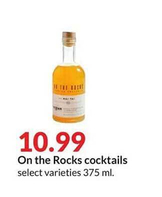 Hy-Vee On the rocks cocktails offer