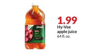 Hy-Vee Hy-vee apple juice offer