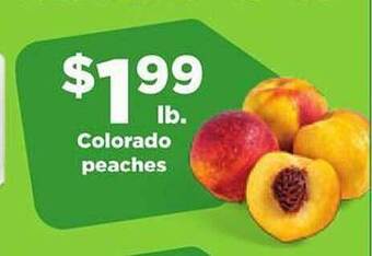 Hy-Vee Colorado peaches offer