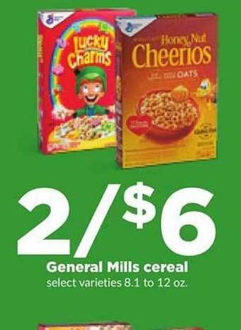 Hy-Vee General mills cereal offer