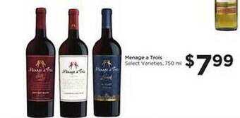 Foods Co Menage a trois offer