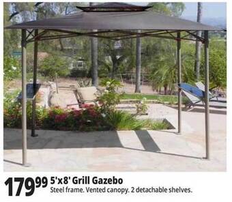 Ocean State Job Lot 5'x8' grill gazebo offer