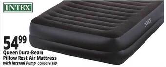 Ocean State Job Lot Intex queen dura-beam pillow rest air mattress offer