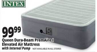 Ocean State Job Lot Intex queen dura-beam premaire i elevated air mattress offer