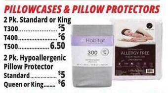 Ocean State Job Lot Pillowcases & pillow protectors offer