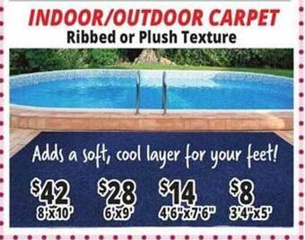 Ocean State Job Lot Indoor-outdoor carpet offer