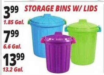 Ocean State Job Lot Storage bins w-lids offer