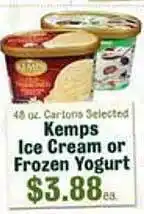 Robert Fresh Market Kemps ice cream or frozen yogurt offer