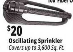 Ocean State Job Lot Oscillating sprinkler offer