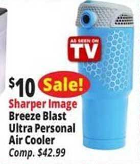 Ocean State Job Lot Sharper image breeze blast ultra personal air cooler offer