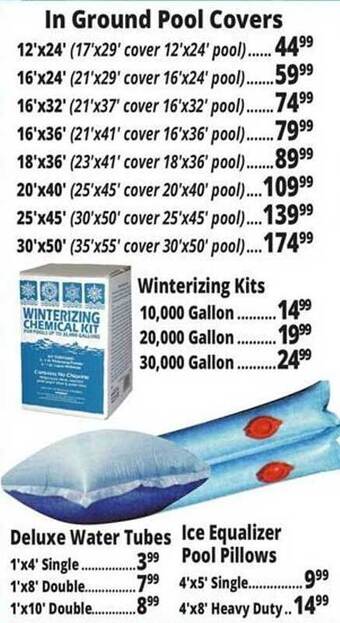 Ocean State Job Lot In ground pool covers offer