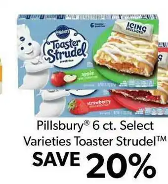 Commissary Pillsbury 6 Ct. Select Varieties Toaster Strudel offer