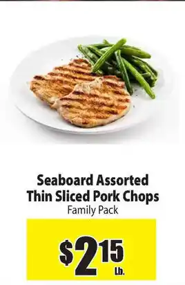 Pick'n Save Seaboard Assorted Thin Sliced Pork Chops offer