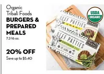 Burgers & prepared meals