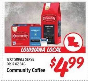 Rouses Community coffee offer