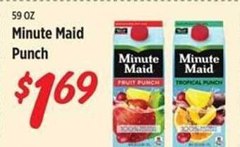 Rouses Minute maid punch offer