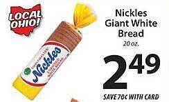 ACME Nickles giant white bread offer