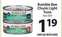 ACME Bumble bee chunk light tuna offer