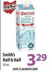 ACME Smith's half & half offer