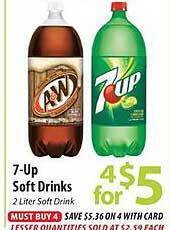 ACME 7up soft drinks offer