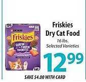 ACME Friskies dry cat food offer