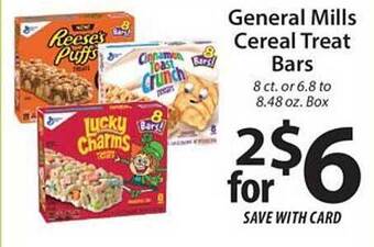 ACME General mills cereal treat bars offer