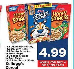IGA Kellogg's cereal offer