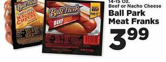 IGA Ball park meat franks offer