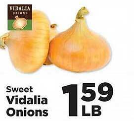 IGA Sweet vidalia onions offer
