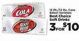 IGA Best choice soft drinks offer