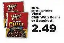 IGA Vietti chilli with beans or spaghetti offer