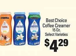 Best choice coffee creamer
