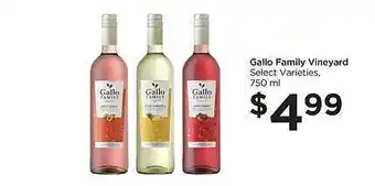 Food 4 Less Gallo family vineyard offer