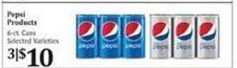 Rosauers Pepsi products offer